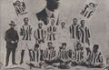 Time do Galo de 1913. Meirelles está destacado na parte superior à direita.